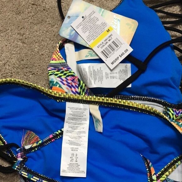 Hobie multi color tankini bikini. NWT - Picture 8 of 8